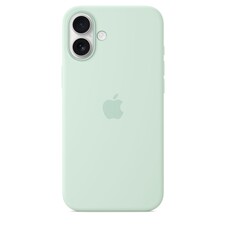 iPhone 16 Plus Silikon Case mit MagSafe – Aquamarin