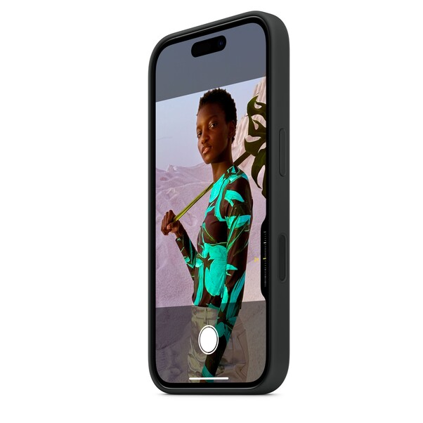 iPhone 16 Plus Silikon Case mit MagSafe – Aquamarin