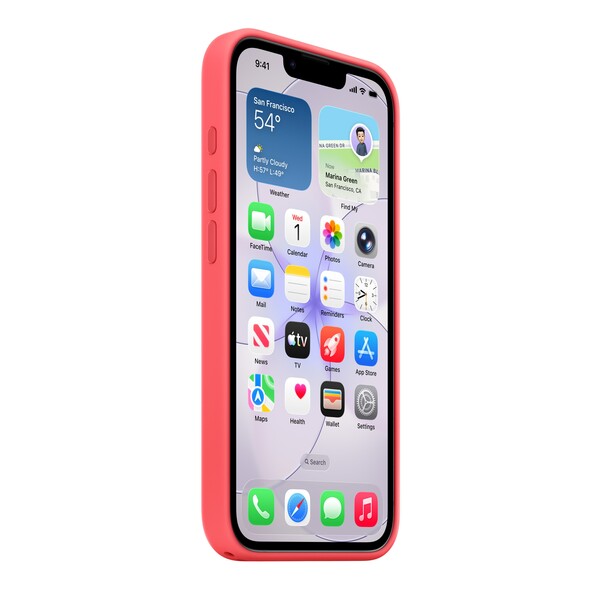 iPhone 17e Silikon Case mit MagSafe − Guavepink
