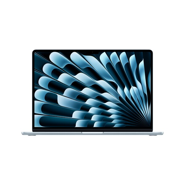 15" MacBook Air: Apple M5 Chip mit 10‑Core CPU und 10‑Core GPU, 1 TB SSD - Himmelblau
