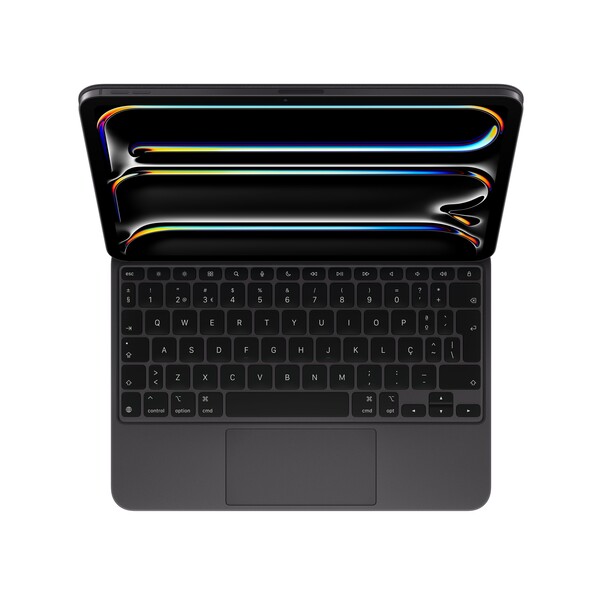 Magic Keyboard für 11" iPad Pro (M4) - Portugiesisch - Schwarz