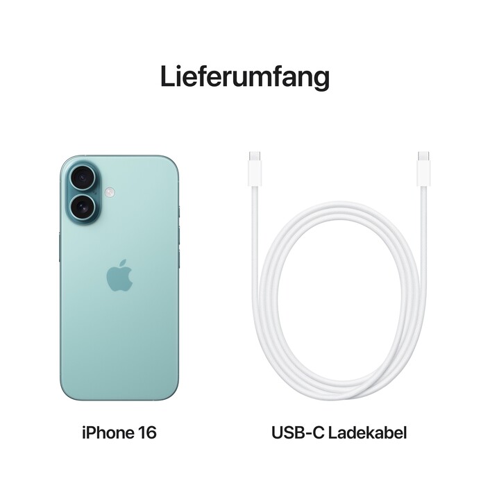 iPhone 16 128 GB Blaugrün 