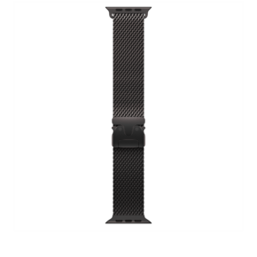 49 mm Milanaise Armband Titan Schwarz – L