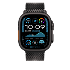 Sie sehen das Produktbild 03 von 49 mm Milanaise Armband Titan Schwarz – L 49 mm Milanaise Armband Titan Schwarz – L