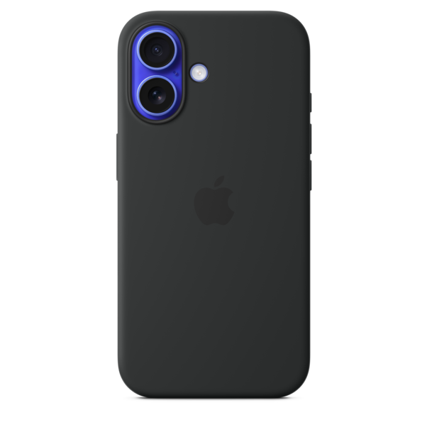 Sie sehen das Produktbild 01 von iPhone 16 Silikon Case mit MagSafe – Schwarz iPhone 16 Silikon Case mit MagSafe – Schwarz