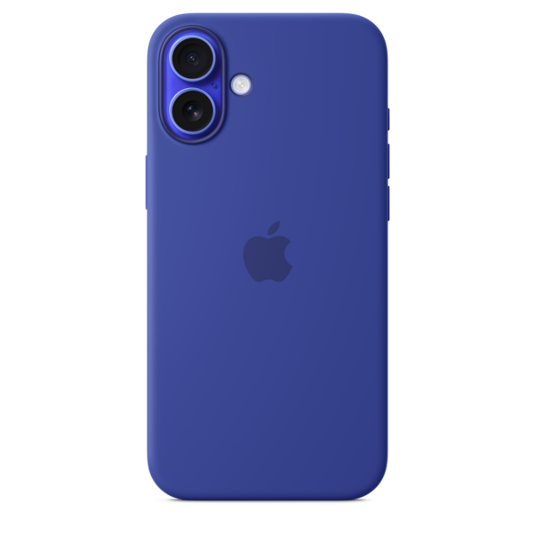 Sie sehen das Produktbild 01 von iPhone 16 Plus Silikon Case mit MagSafe – Ultramarin iPhone 16 Plus Silikon Case mit MagSafe – Ultramarin