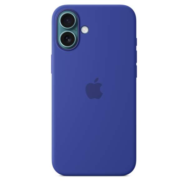 Sie sehen das Produktbild 02 von iPhone 16 Plus Silikon Case mit MagSafe – Ultramarin iPhone 16 Plus Silikon Case mit MagSafe – Ultramarin