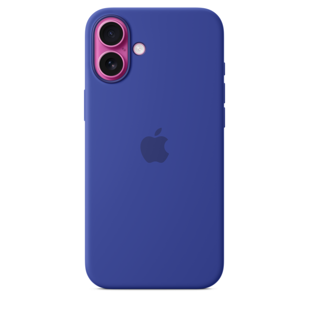 Sie sehen das Produktbild 03 von iPhone 16 Plus Silikon Case mit MagSafe – Ultramarin iPhone 16 Plus Silikon Case mit MagSafe – Ultramarin