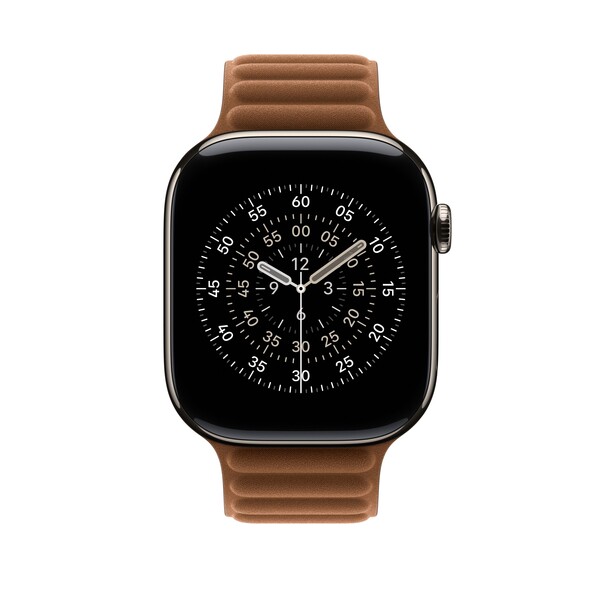 46 mm Armband mit Magnetverschluss Karamell - M/L