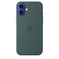 iPhone 16 Plus Silikon Case mit MagSafe – Seegrün