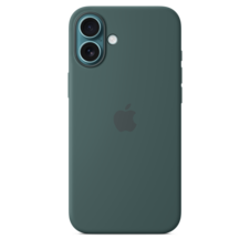 iPhone 16 Plus Silikon Case mit MagSafe – Seegrün
