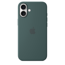 iPhone 16 Plus Silikon Case mit MagSafe – Seegrün