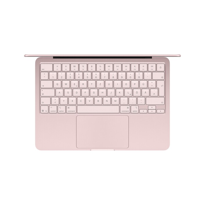 13" MacBook Neo: Apple A18 Pro Chip mit 6‑core CPU und 5‑core GPU, Magic Keyboard, 256 GB SSD - Rosa