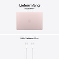 13" MacBook Neo: Apple A18 Pro Chip mit 6‑core CPU und 5‑core GPU, Magic Keyboard, 256 GB SSD - Rosa