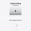 16" MacBook Pro: Apple M5 Pro Chip mit 18‑Core CPU und 20‑Core GPU, 1 TB SSD - Silber