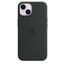 iPhone 14 Silikon Case mit MagSafe - Mitternacht