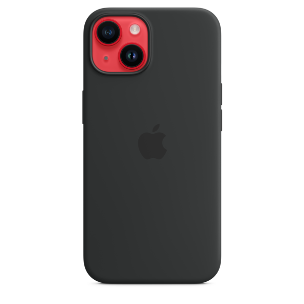 iPhone 14 Silikon Case mit MagSafe - Mitternacht