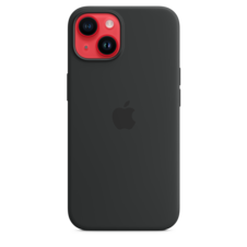 iPhone 14 Silikon Case mit MagSafe - Mitternacht