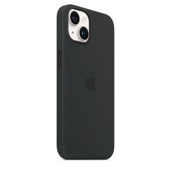 iPhone 14 Silikon Case mit MagSafe - Mitternacht