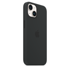 iPhone 14 Silikon Case mit MagSafe - Mitternacht
