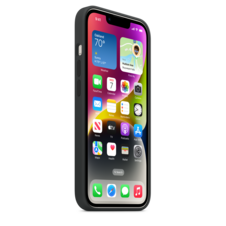 iPhone 14 Silikon Case mit MagSafe - Mitternacht