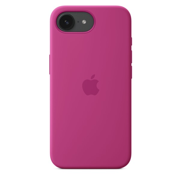 Sie sehen das Produktbild 02 von iPhone 16e Silikon Case − Fuchsia iPhone 16e Silikon Case − Fuchsia