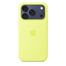 iPhone 17 Pro Silikon Case mit MagSafe - Neongelb