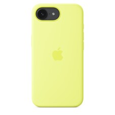 Sie sehen das Produktbild 02 von iPhone 16e Silikon Case – Neongelb iPhone 16e Silikon Case – Neongelb