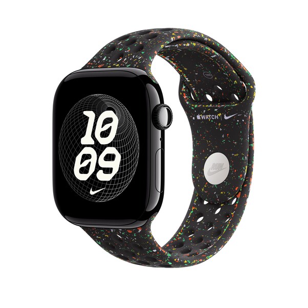 Sie sehen das Produktbild 02 von 46 mm Nike Sportarmband Midnight Black - M/L 46 mm Nike Sportarmband Midnight Black - M/L