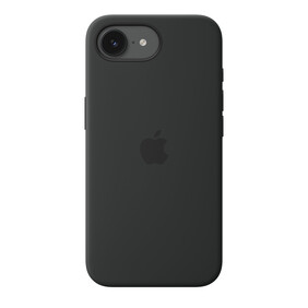 iPhone 17e Silikon Case mit MagSafe – Schwarz