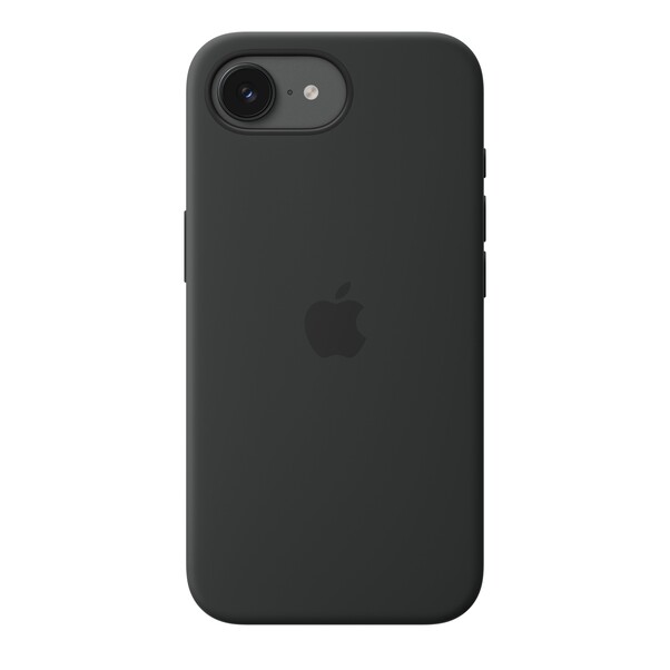 Sie sehen das Produktbild 01 von iPhone 17e Silikon Case mit MagSafe – Schwarz iPhone 17e Silikon Case mit MagSafe – Schwarz