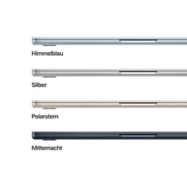 13" MacBook Air: Apple M5 Chip mit 10‑Core CPU und 10‑Core GPU, 1 TB SSD - Polarstern