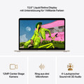 Sie sehen das Produktbild 05 von 13" MacBook Air: Apple M5 Chip mit 10‑Core CPU und 10‑Core GPU, 1 TB SSD - Polarstern 13" MacBook Air: Apple M5 Chip mit 10‑Core CPU und 10‑Core GPU, 1 TB SSD - Polarstern