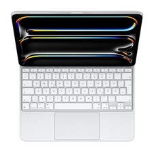 Sie sehen das Produktbild 04 von Magic Keyboard für 13" iPad Pro (M4) - Deutsch - Weiß Magic Keyboard für 13" iPad Pro (M4) - Deutsch - Weiß
