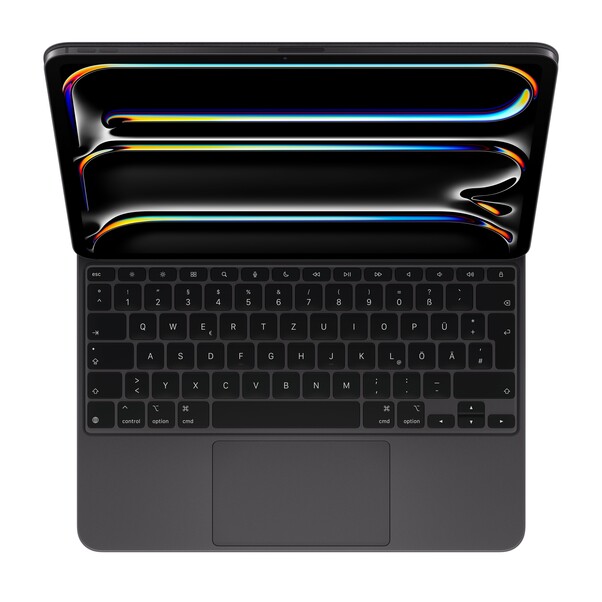 Sie sehen das Produktbild 04 von Magic Keyboard für 13" iPad Pro (M4) - Deutsch - Schwarz Magic Keyboard für 13" iPad Pro (M4) - Deutsch - Schwarz
