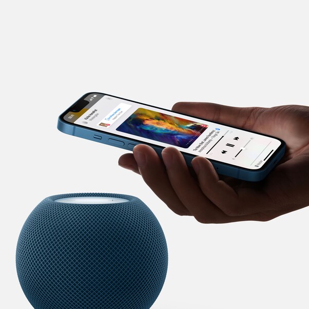Sie sehen das Produktbild 05 von HomePod mini - Blau HomePod mini - Blau