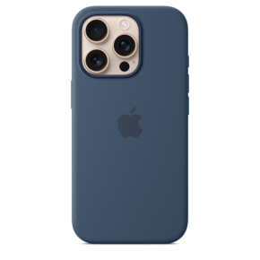 iPhone 16 Pro Silikon Case mit MagSafe – Denim