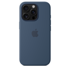 Sie sehen das Produktbild 04 von iPhone 16 Pro Silikon Case mit MagSafe – Denim iPhone 16 Pro Silikon Case mit MagSafe – Denim