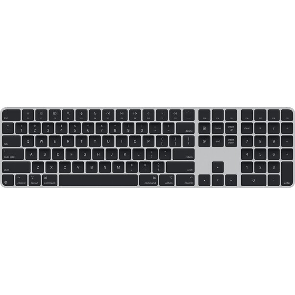 Magic Keyboard mit Touch ID und Ziffern­block für Mac Modelle mit Apple Chip Chip – Englisch (USA) – Schwarze Tasten