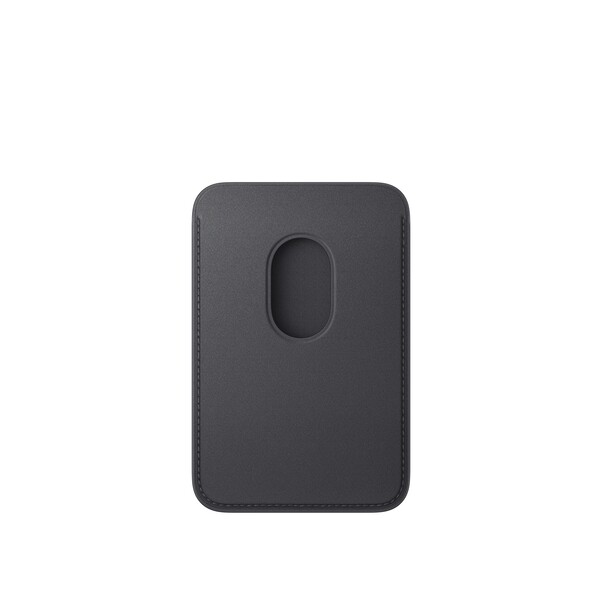 iPhone Feingewebe Wallet mit MagSafe – Schwarz