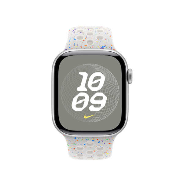 Sie sehen das Produktbild 03 von 42 mm Nike Sportarmband Pure Platinum – S/M 42 mm Nike Sportarmband Pure Platinum – S/M