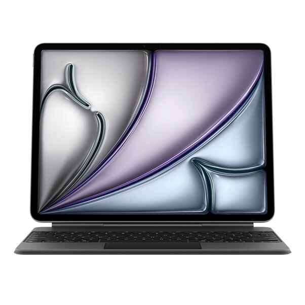Sie sehen das Produktbild 02 von Magic Keyboard für das 13" iPad Air (M3) – Portugiesisch - Schwarz Magic Keyboard für das 13" iPad Air (M3) – Portugiesisch - Schwarz