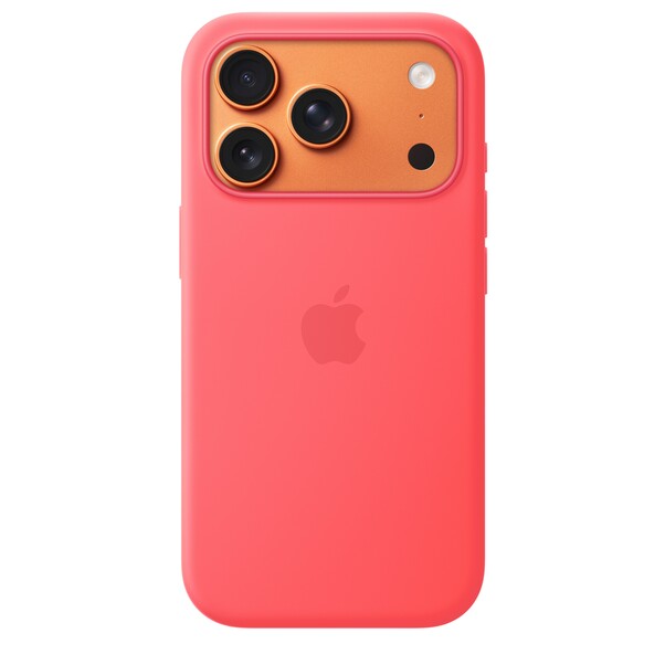Sie sehen das Produktbild 02 von iPhone 17 Pro Silikon Case mit MagSafe - Guavepink iPhone 17 Pro Silikon Case mit MagSafe - Guavepink