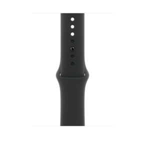 46 mm Sportarmband Schwarz – S/M