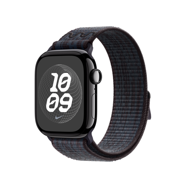 Sie sehen das Produktbild 02 von 40 mm Nike Sport Loop Schwarz/Blau 40 mm Nike Sport Loop Schwarz/Blau