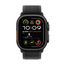 Apple Watch Ultra 2 GPS + Cellular, 49 mm Titangehäuse Schwarz, Trail Loop Schwarz – S/M