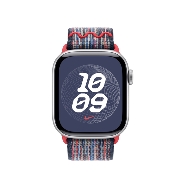 40 mm Nike Sport Loop Blau/Rot