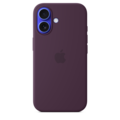 Sie sehen das Produktbild 01 von iPhone 16 Silikon Case mit MagSafe – Pflaume iPhone 16 Silikon Case mit MagSafe – Pflaume