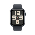 Apple Watch SE GPS + Cellular, 44 mm Aluminiumgehäuse Mitternacht, Sportarmband Mitternacht – M/L