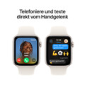 Apple Watch SE GPS, 44 mm Aluminiumgehäuse Polarstern, Sportarmband Polarstern – M/L